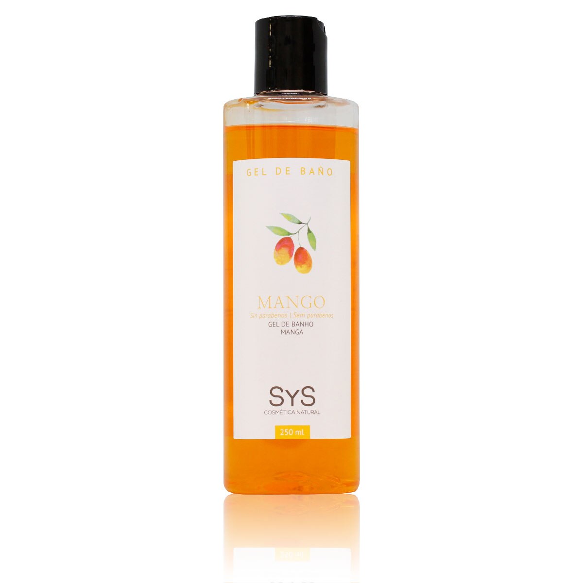 Gel de dus Laboratorio SyS, fara parabeni, Mango 250 ml