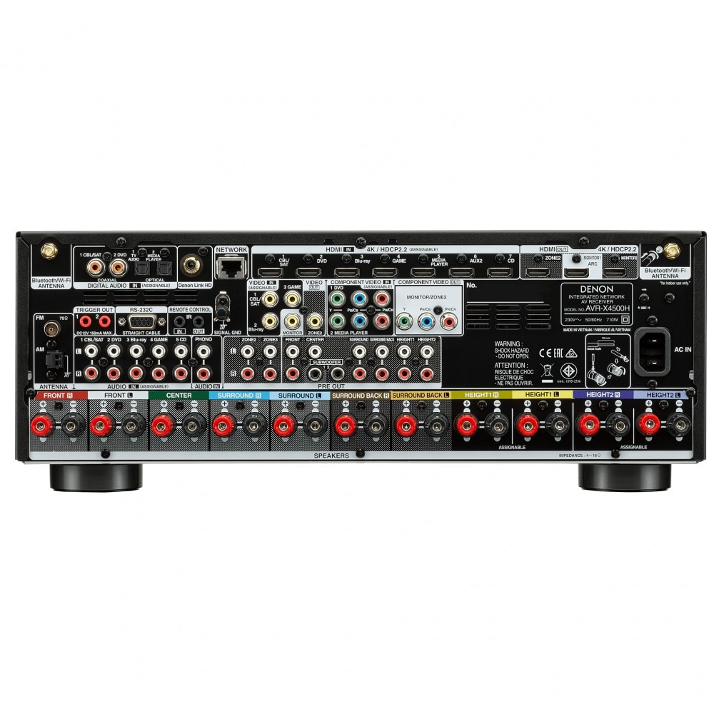 Receiver Denon Avr-X4500h cu HEOS integrat (compatibil Dolby