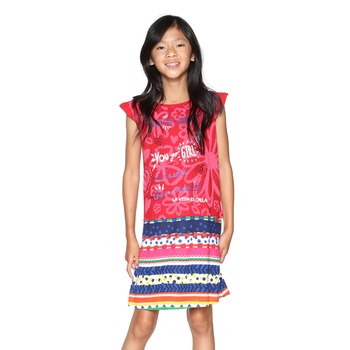 Rochie fete, Desigual, evazata fara maneci cu imprimeu geometric, Wilminton, 9-10 ani Rochie fete, Desigual, evazata fara maneci cu imprimeu geometric, Wilminton, 9-10 ani