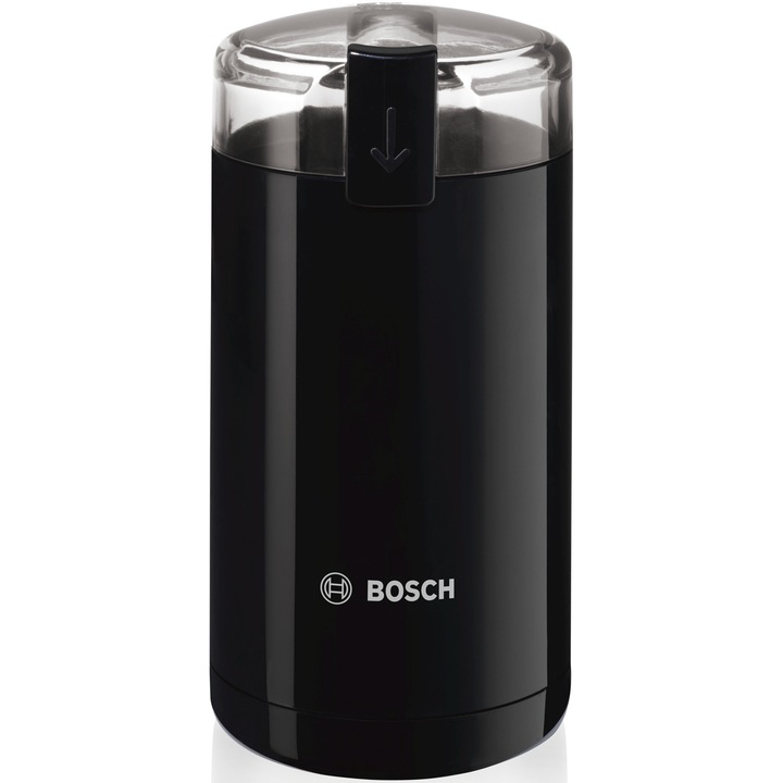 Кафемелачка Bosch TSM6A013B, 180 W, 75 гр, Ножове от неръждаема стомана, Черна