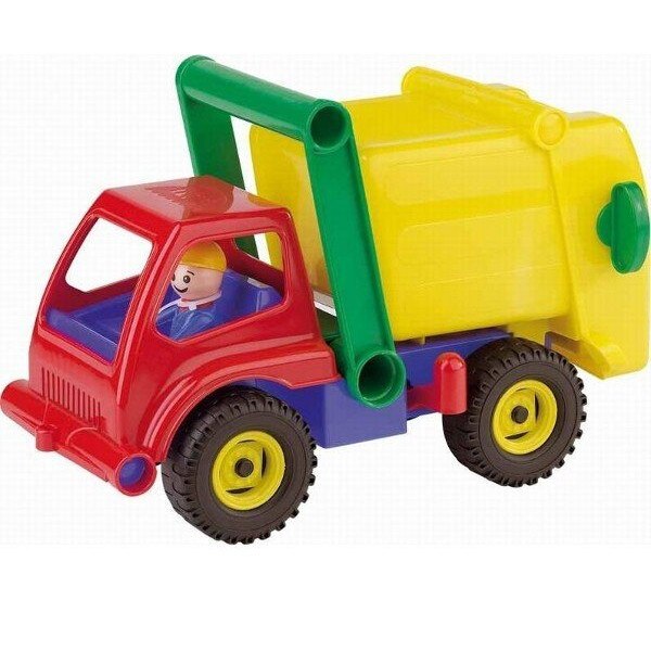 Masina Lena, Camion de gunoi, 30 cm, Multicolor