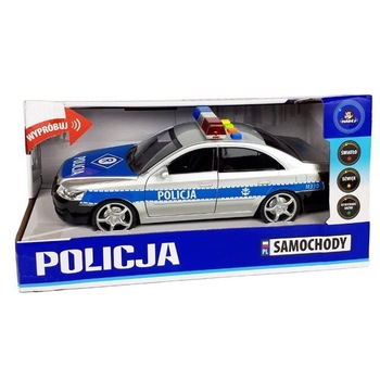 Masina de politie MADEJ, 25 cm, Multicolor Masina de politie MADEJ, 25 cm, Multicolor