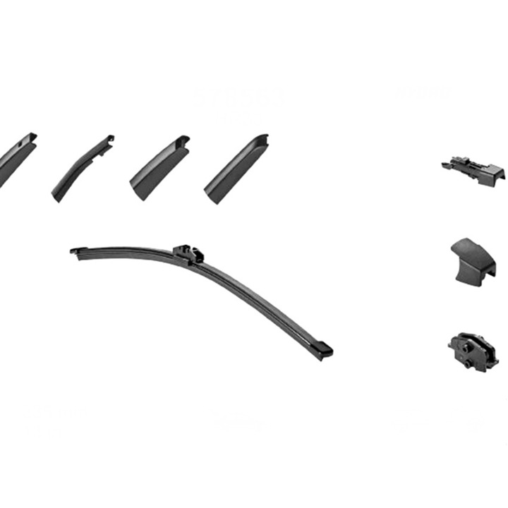 SKODA FABIA 3 2014.10-2018.07 /NJ/ Ablaktörlő lapát Hátsó 1db/335mm (HR33) {VALEO} HYDROCONNECT