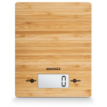 Cantar digital de bucatarie Soehnle Page Evolution, 5kg, 1 gr, BAMBUS Cantar digital de bucatarie Soehnle Page Evolution, 5kg, 1 gr, BAMBUS