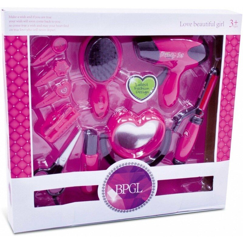 Set accesorii fetite Klein cu uscator de par si ondulator