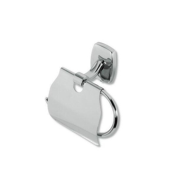 Suport pentru hartie igienica, iMK®, VDE-122, cu clapeta, cromat