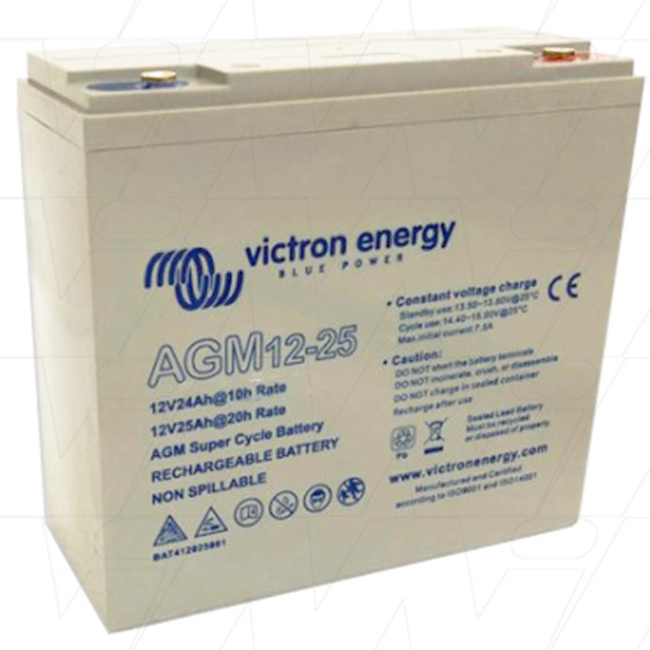 Acumulator Victron Energy 12V/25Ah AGM Super Cycle (M5)