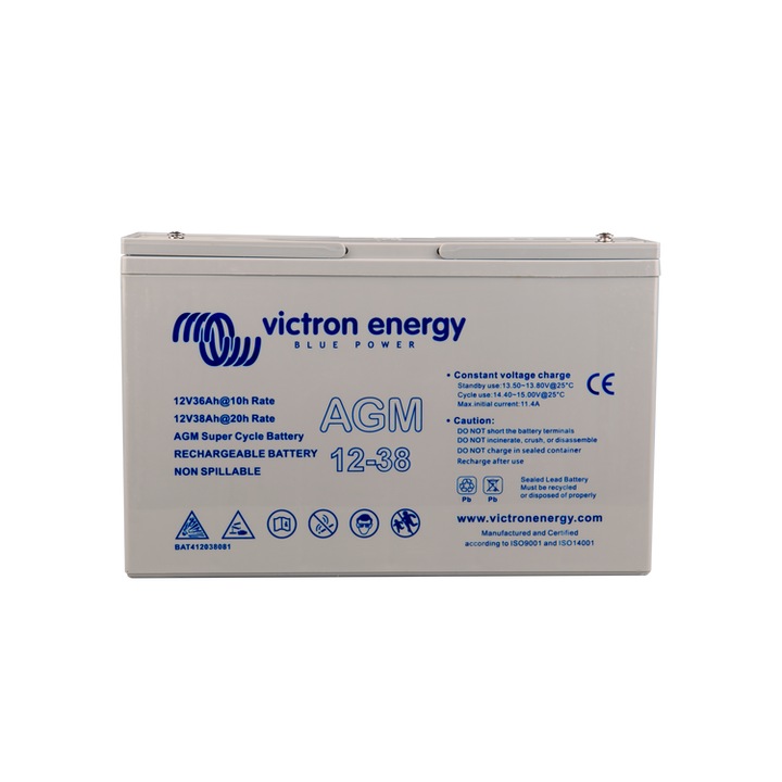 Acumulator Victron Energy 12V/38Ah AGM Super Cycle (M5)