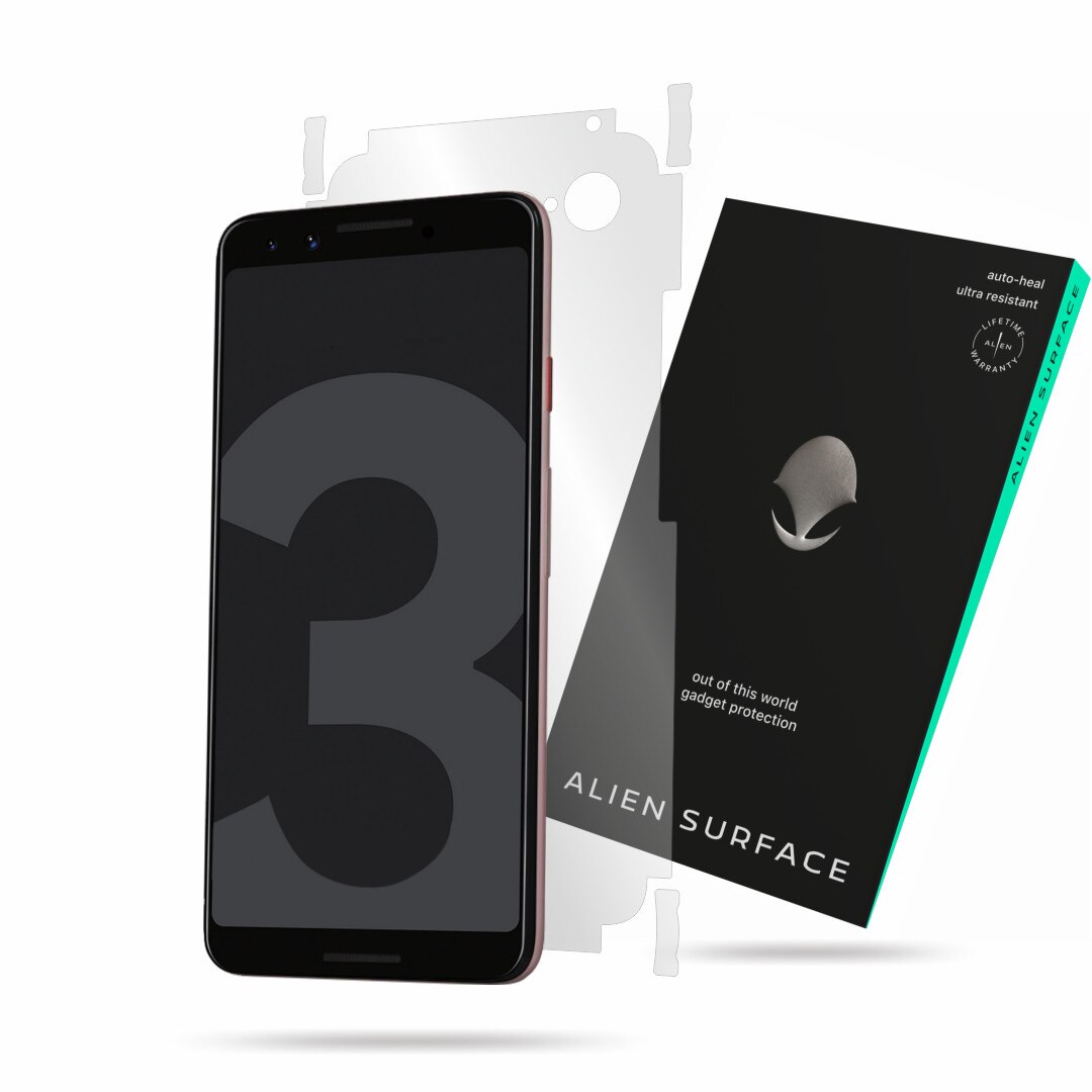 Folie Alien Surface, Google Pixel 3, protectie spate, laterale