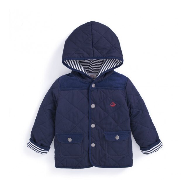 Geaca Navy Quilted Jojo Maman Bebe
