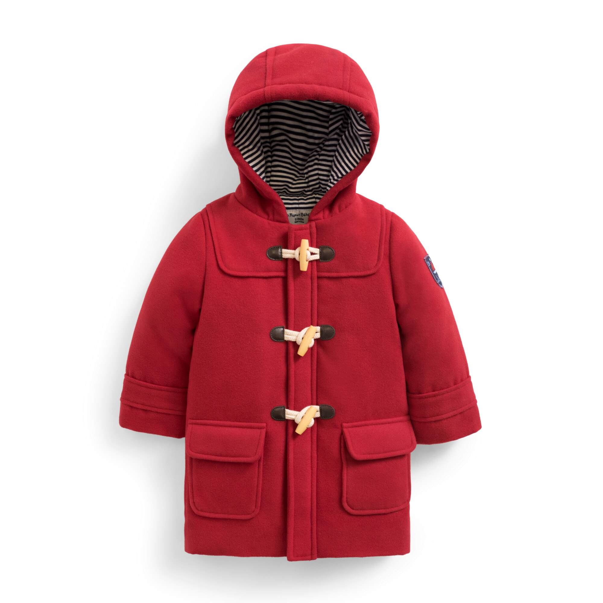 Jacheta Duffle Coat Fete Jojo Maman Bebe, Rosu