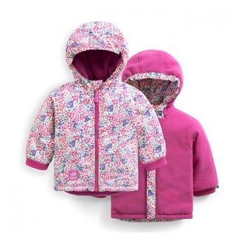 Geaca de ploaie reversibila Ditsy Print Jojo Maman Bebe Geaca de ploaie reversibila Ditsy Print Jojo Maman Bebe