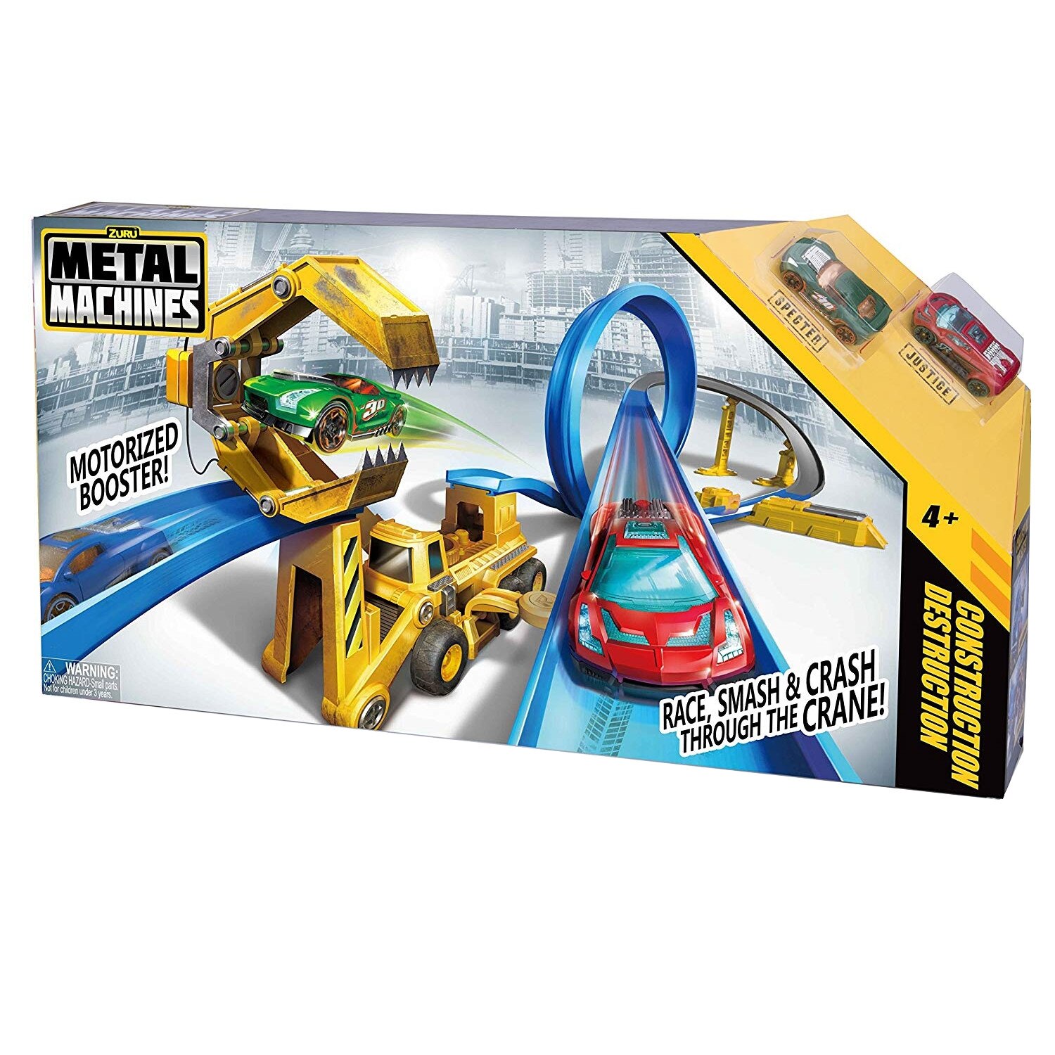 Set lansator si pista Metal Machines - Construction Destruction