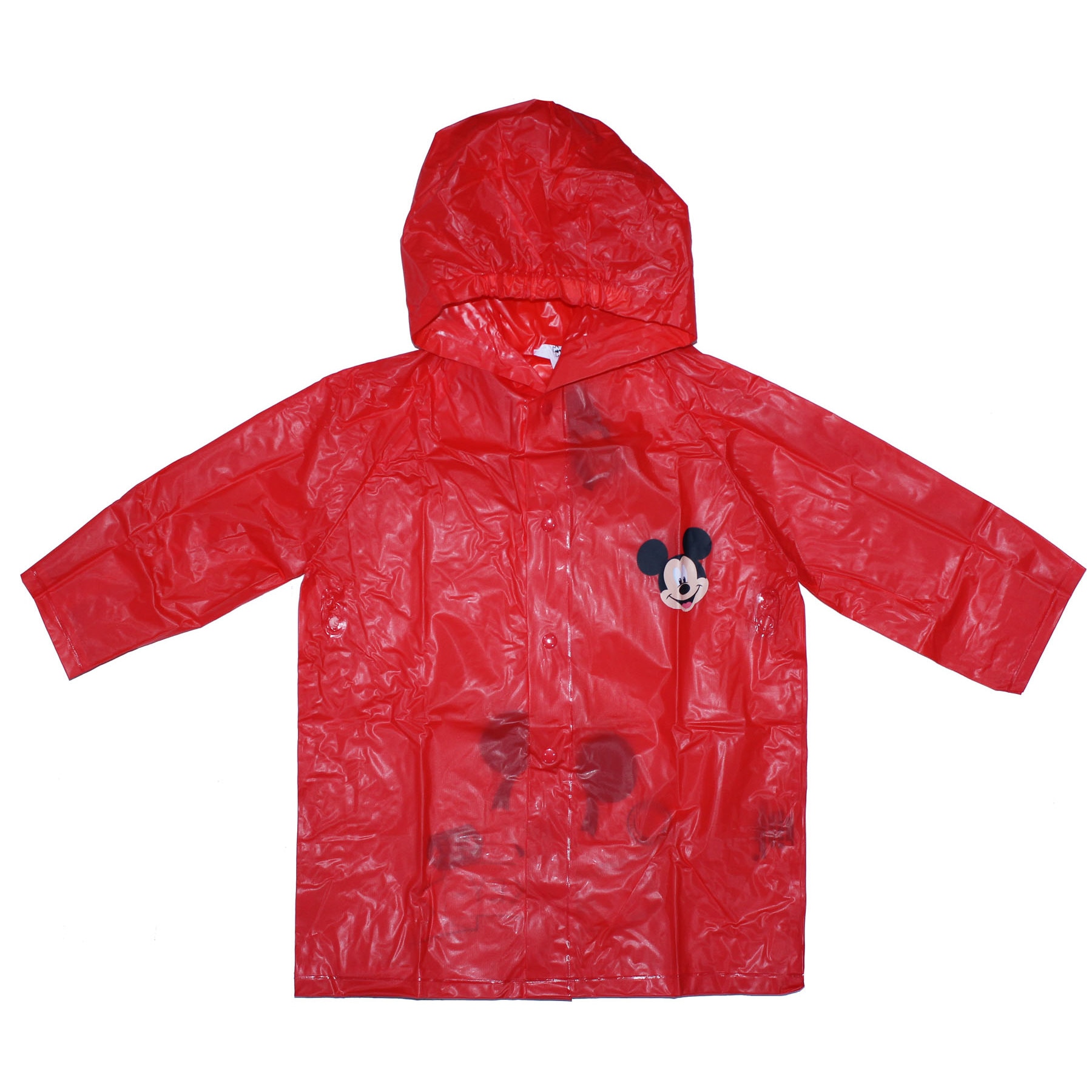 Pelerina de ploaie, rosie, Mickey-7-8 ani