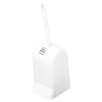 Set Suport +Perie iMK® pentru toaleta , Alb , 14 x 12 x 36 cm Set Suport +Perie iMK® pentru toaleta , Alb , 14 x 12 x 36 cm