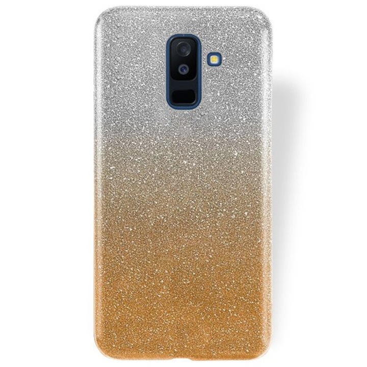 Силиконов Гръб Forcell Shining Case Samsung Galaxy J530/J5 2017, Сребрист-Златист