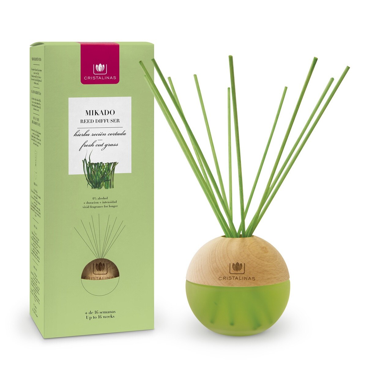 Odorizant premium 0% alcool Cristalinas, Iarba proaspat tunsa 180 ml