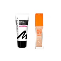 pachet promo rimmel wake me up foundation n203 true beige amp manhattan perfect smooth skin primer imagen 3_0_
0