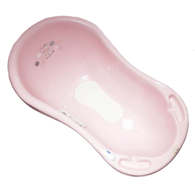 Cadita cu scurgere 84 cm Maltex Zebra 6852, Roz