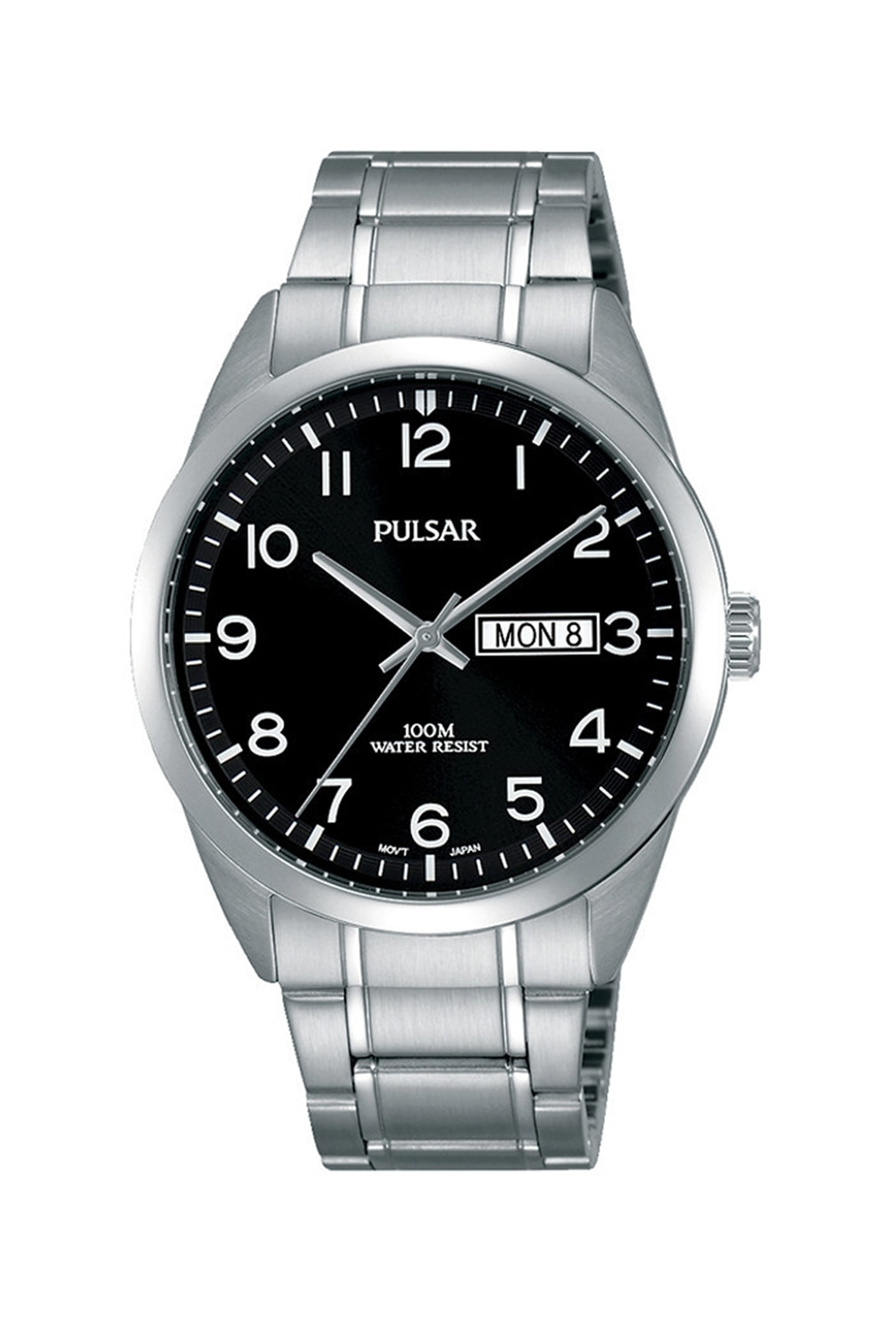 Pulsar, Ceas quartz din otel inoxidabil, Argintiu