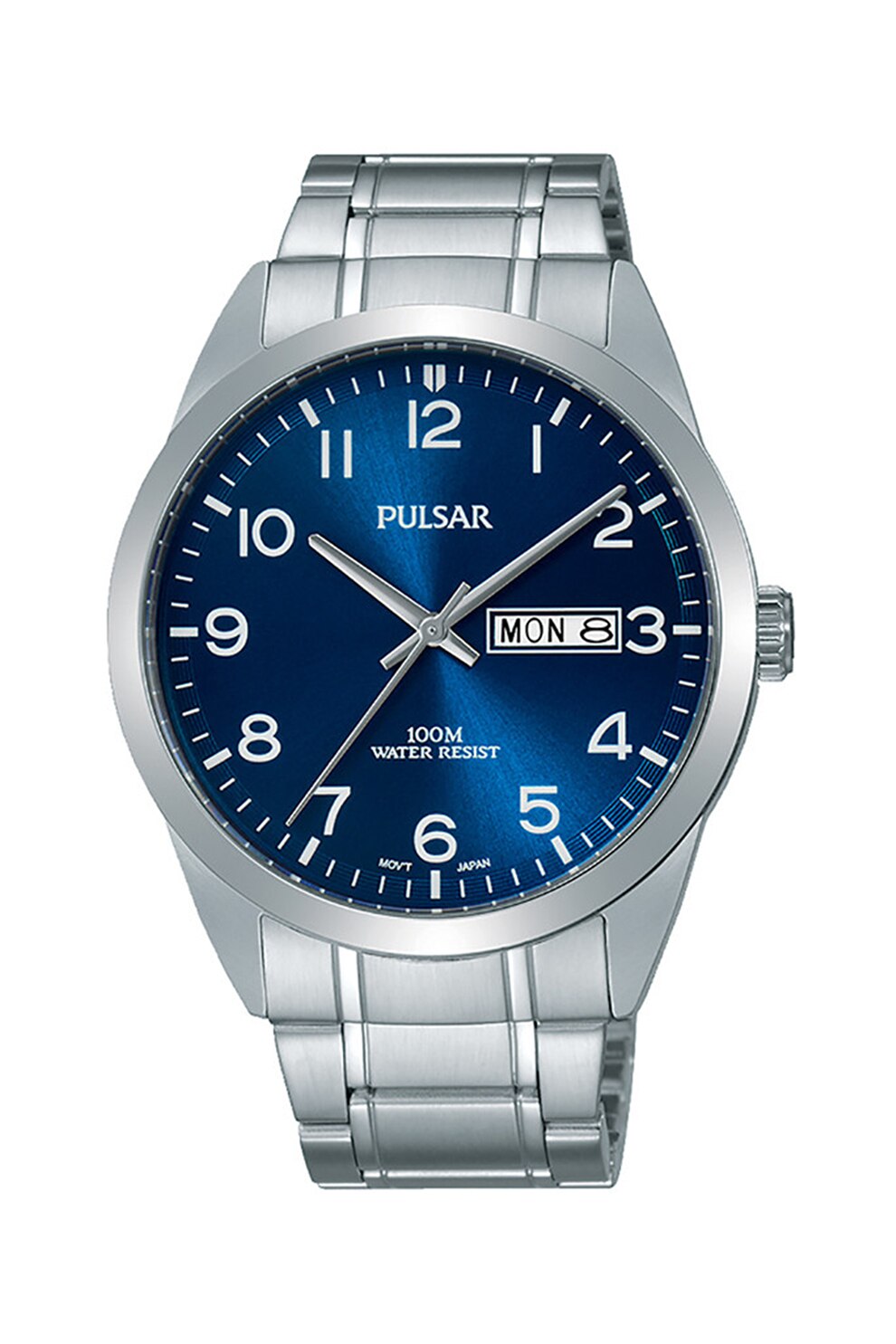 Pulsar, Ceas quartz din otel inoxidabil, Argintiu