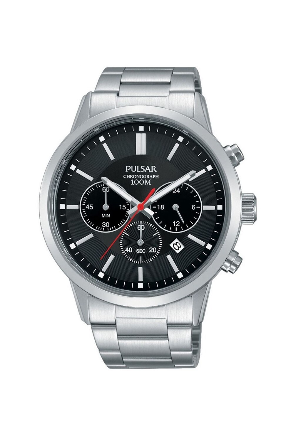 Pulsar, Ceas cronograf, Argintiu