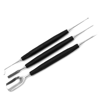 Set barista Latte Art, ustensile barista, design cafea, 3 buc inox, negru FMD174 Set barista Latte Art, ustensile barista, design cafea, 3 buc inox, negru FMD174