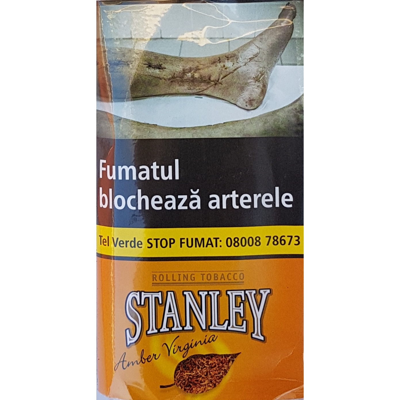 Tutun de rulat Stanley TWIST Amber Virginia 35 g si foite