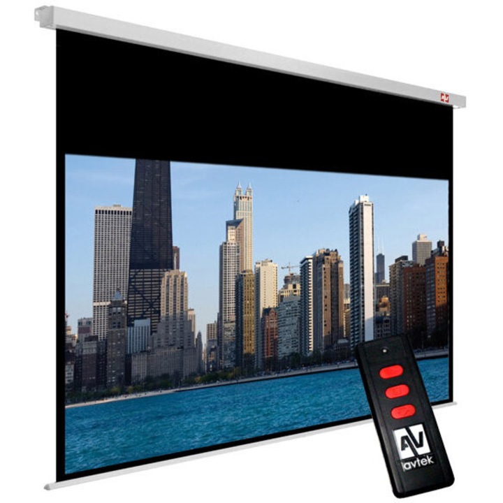 Електрически екран Avtek Cinema Electric 300P (300 x 227.5 cm) - 16:9