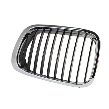 Grila radiator stanga negru cu crom pentru bmw 3 e46 98-2001 Grila radiator stanga negru cu crom pentru bmw 3 e46 98-2001