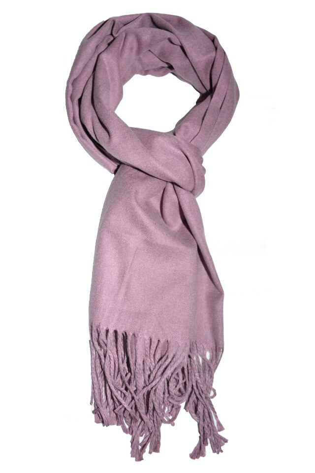 Esarfa casual toamna-iarna cu franjuri, D&J Exclusive, Mov, Universal