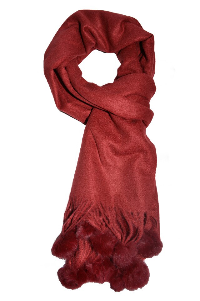 Esarfa fancy toaman-iarna,D&J Exclusive, Marsala, Universal