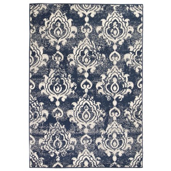 Covor model Paisley, vidaXL, Polipropilena, 120 x 170 cm, 1350 g / m², 7 mm, Bej/Albastru Covor model Paisley, vidaXL, Polipropilena, 120 x 170 cm, 1350 g / m², 7 mm, Bej/Albastru