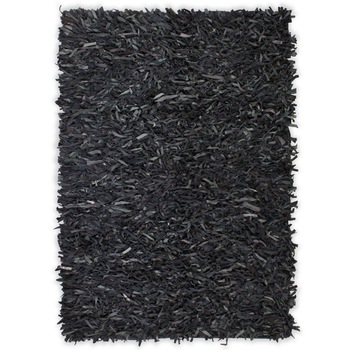 Covor fir lung, vidaXL, Piele naturala, 120 x 170 cm, Gri Covor fir lung, vidaXL, Piele naturala, 120 x 170 cm, Gri