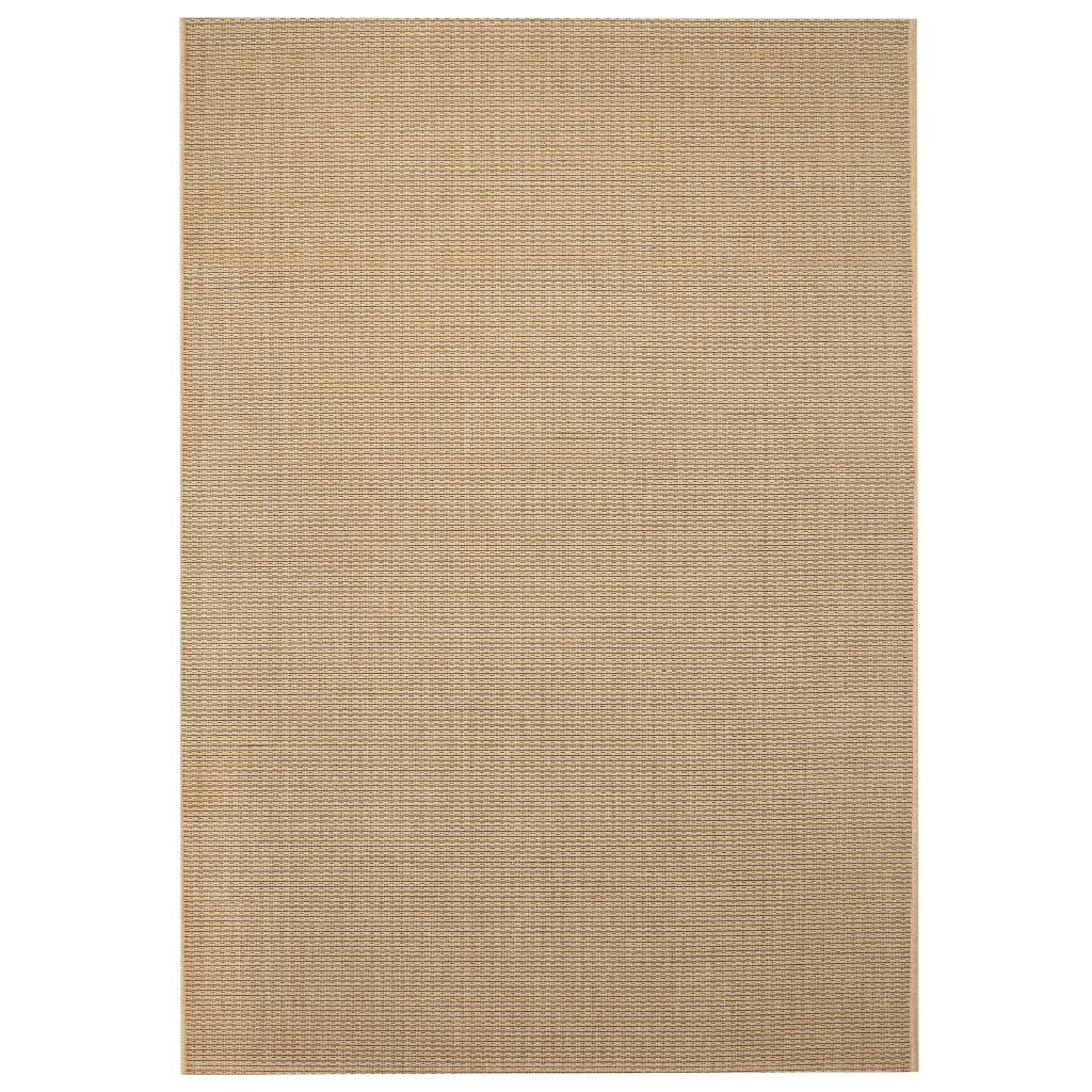Covor aspect sisal de interior/exterior, 160 x 230 cm, bej 133085