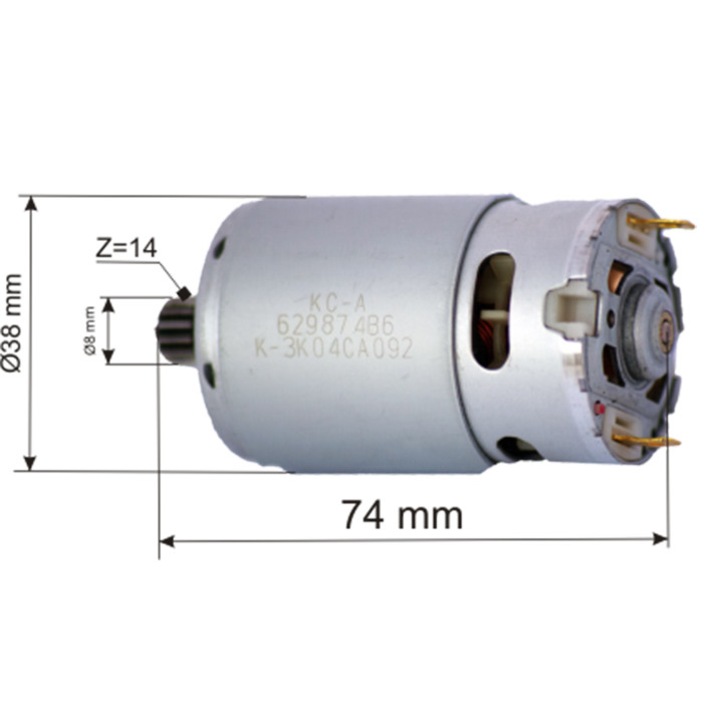 Moteur Makita 629875-4 Pour Visseuse – Pièce Détachée D’Origine (Neuf, Garantie 2 Ans)