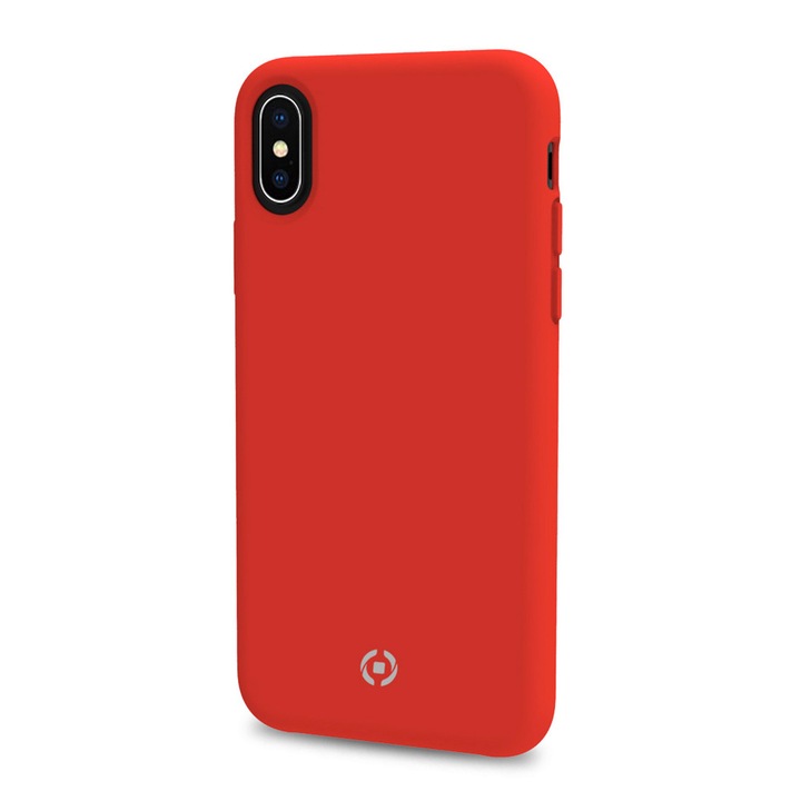 Силиконов гръб FEELING, iPhone XS , X, червен