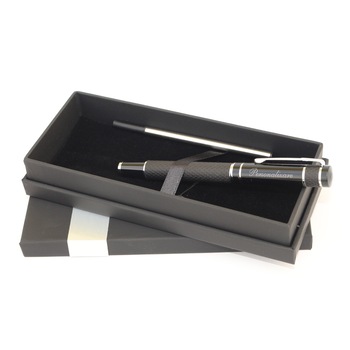 Roller metalic si imitatie piele black Moon personalizat prin gravura Roller metalic si imitatie piele black Moon personalizat prin gravura