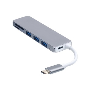 Adaptor USB 3.1 type C la USB 3.0 (*3), SD Card slot, TF Card slot, USB 3.1 type C PD (60W) Adaptor USB 3.1 type C la USB 3.0 (*3), SD Card slot, TF Card slot, USB 3.1 type C PD (60W)