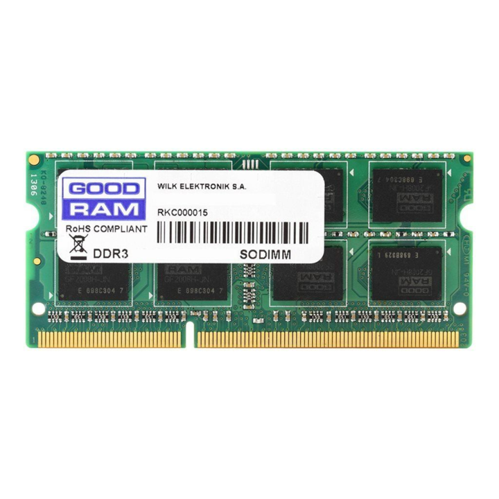 Good Ram 4GB DDR3 1600MHz SODIMM, 205239, Memória (notebook)