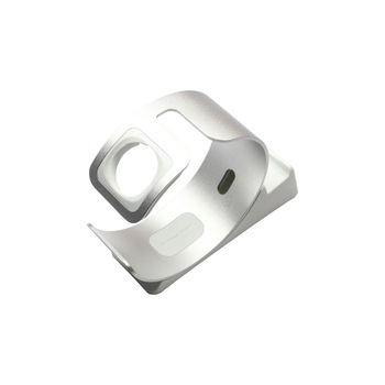 Stand de incarcare 2 in 1 pentru Apple Watch series 4, 3, 2, 1, iPhone XS, XS Max, XR, X, 8, 8 Plus, 7, 7 Plus, 6S, 6S Plus, 6, 6 Plus, SE, 5S, 5C, 5, aluminiu, argintiu Stand de incarcare 2 in 1 pentru Apple Watch series 4, 3, 2, 1, iPhone XS, XS Max, XR, X, 8, 8 Plus, 7, 7 Plus, 6S, 6S Plus, 6, 6 Plus, SE, 5S, 5C, 5, aluminiu, argintiu