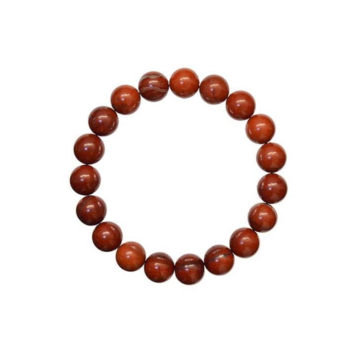 Гривна Яспис - сфери 10мм - полускъпоценни кристали, унисекс, e-crystals