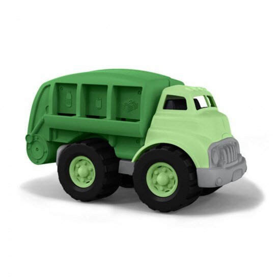 Camion de reciclat GREEN TOYS, fabricat din plastic 100% reciclat, verde, 1+
