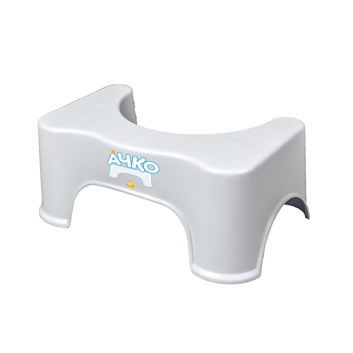 Ачко - тоалетно столче, PVC, Бяло - 39x20x17см