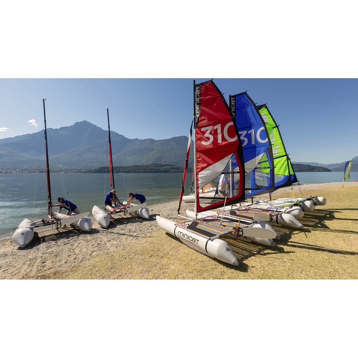 Barca cu Vele, Minicatamaran, 310 Super, Lungime 3.1m, Vela 3.75m2, Foc 1.4m2, 35 kg, 2 Persoane