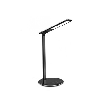 Lampa de birou cu 5 niveluri de luminozitate LED , modul incarcare wireless rapid pentru telefon, control touch 4 moduri de culoare ,smart, cronometru Lampa de birou cu 5 niveluri de luminozitate LED , modul incarcare wireless rapid pentru telefon, control touch 4 moduri de culoare ,smart, cronometru
