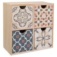 dulapior de lemn cu 4 sertare si design divers  decorcasa  23 x 23 cm imagen 8_0_
0