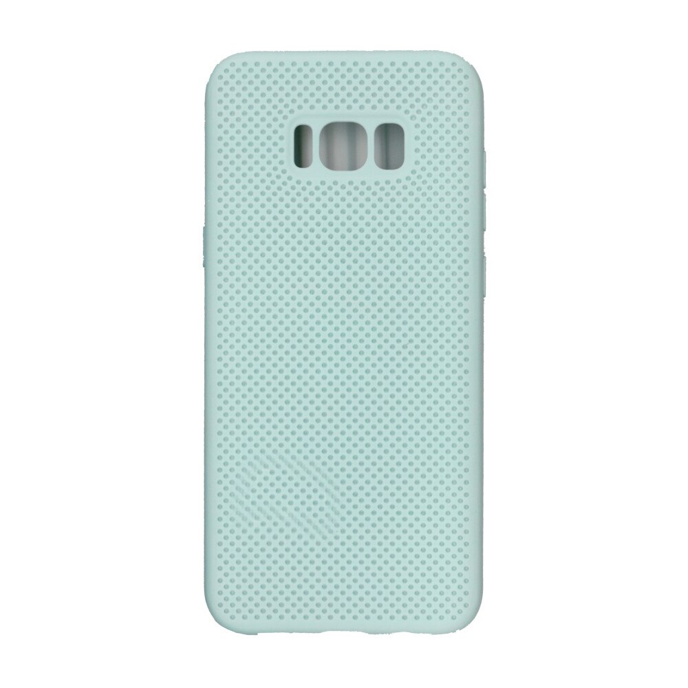 Husa din silicon cu perforatii, Eurocell, pentru Samsung Galaxy S8 Plus, verde