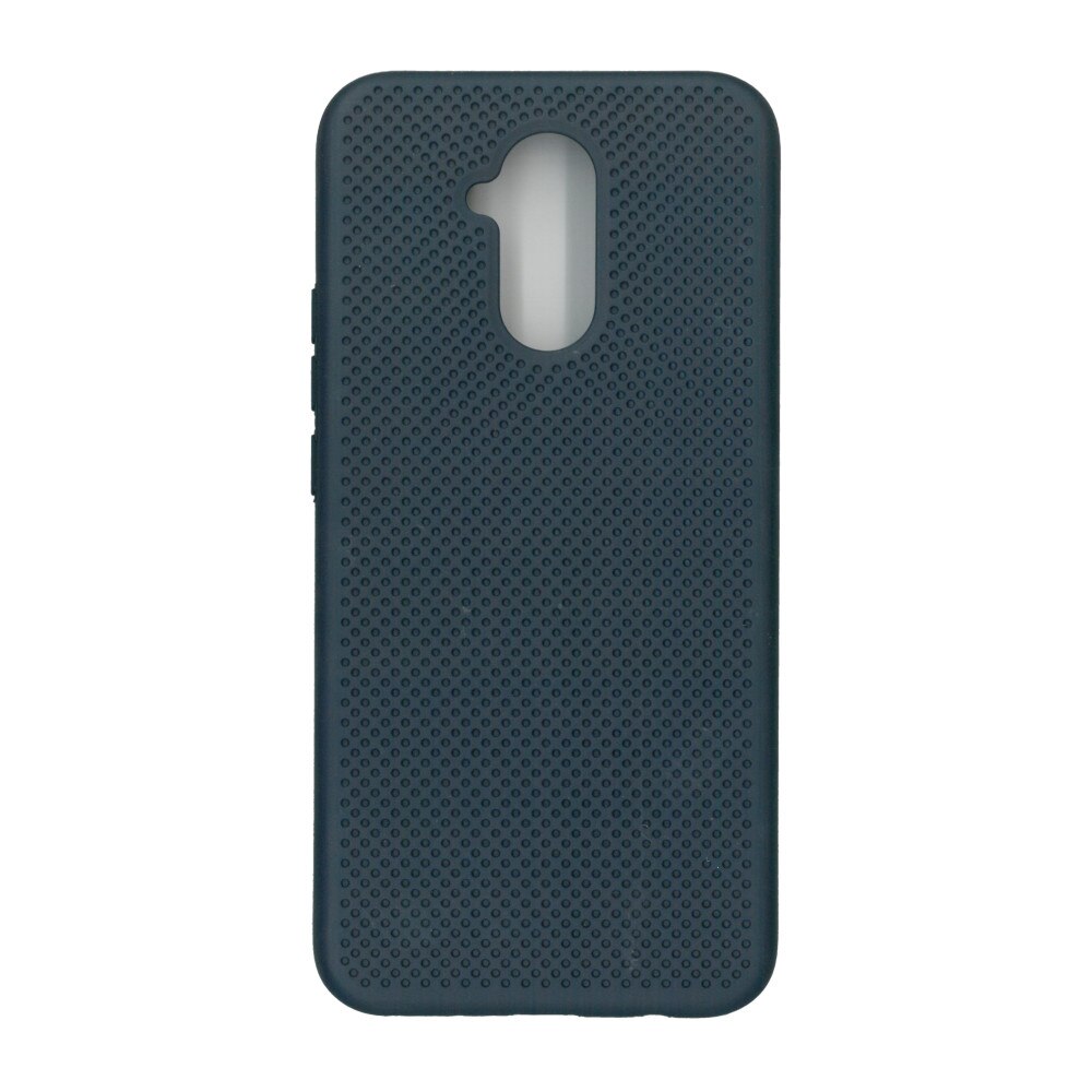 Husa din silicon cu perforatii, Eurocell, pentru Huawei Mate 20 Lite, albastru
