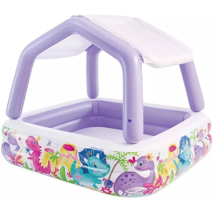 Надуваем басейн Intex - Sun shade, 157 x 157 x 122 см